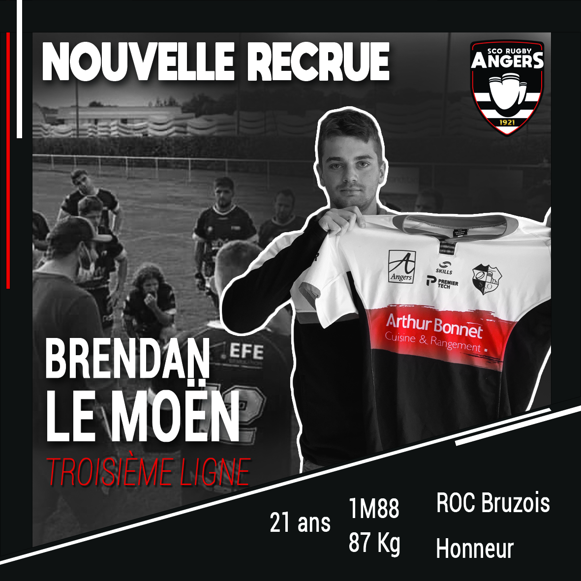 Recrutement Brendan Le Moën