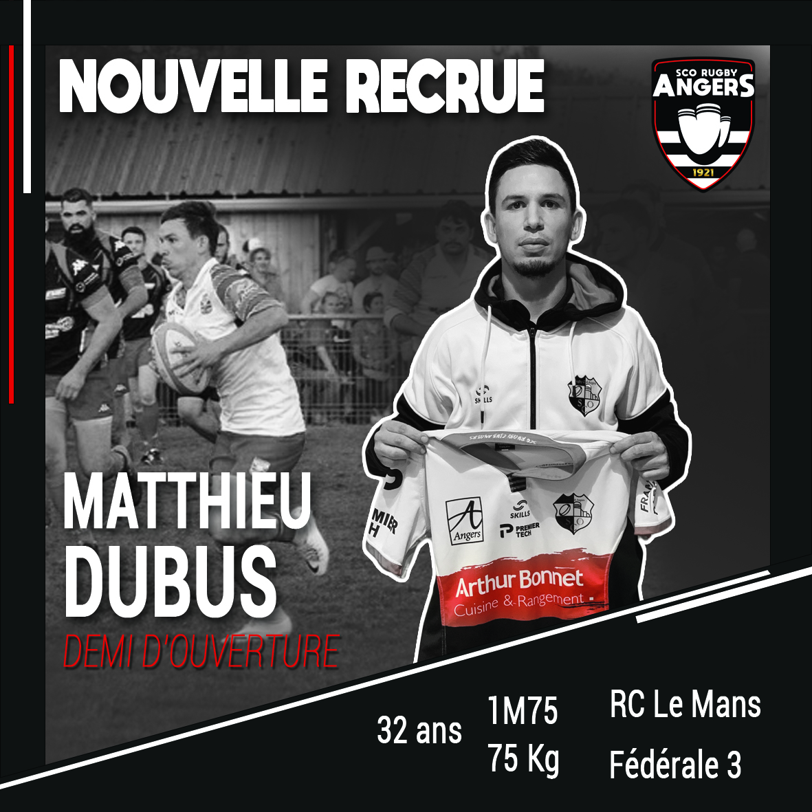 Recrutement Matthieu Dubus